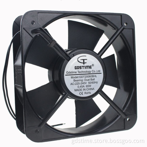 GDSTIME GDT 200x200x60mm 200MM 8 Inch Industrial AC Cooling Fan